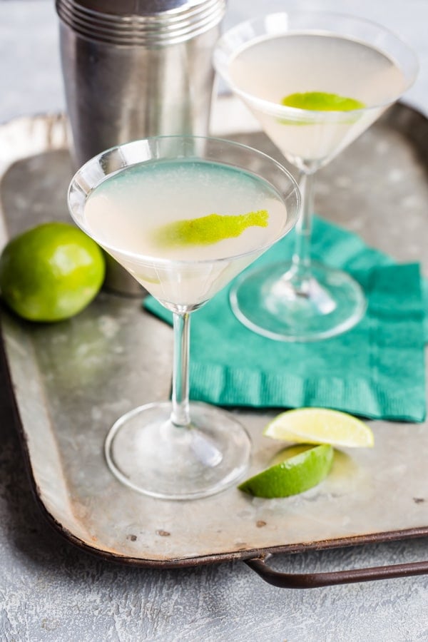 A Hemingway Daiquiri in a cocktail glass.