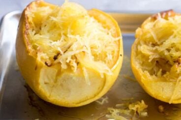 A half of a yellow squash, shredded.