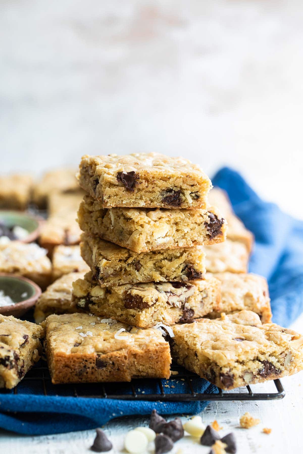 Congo bars on a cooling rack.