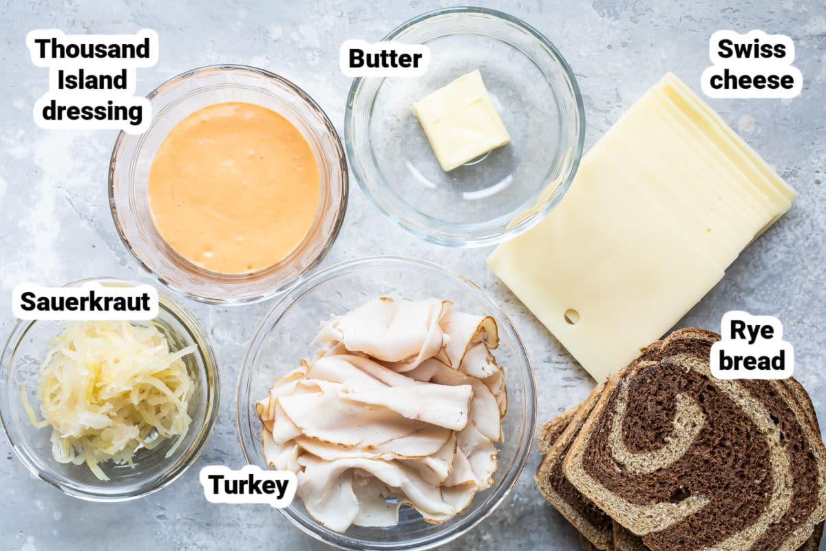 Rachel sandwich ingredients.