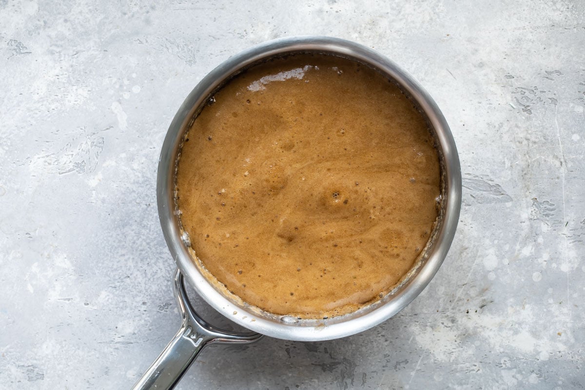Caramel sauce for caramel corn.
