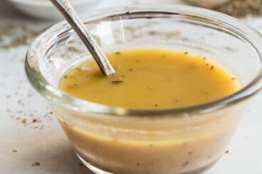 A bowl of Greek Salad Dressing.