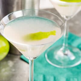 A Hemingway Daiquiri in a cocktail glass.