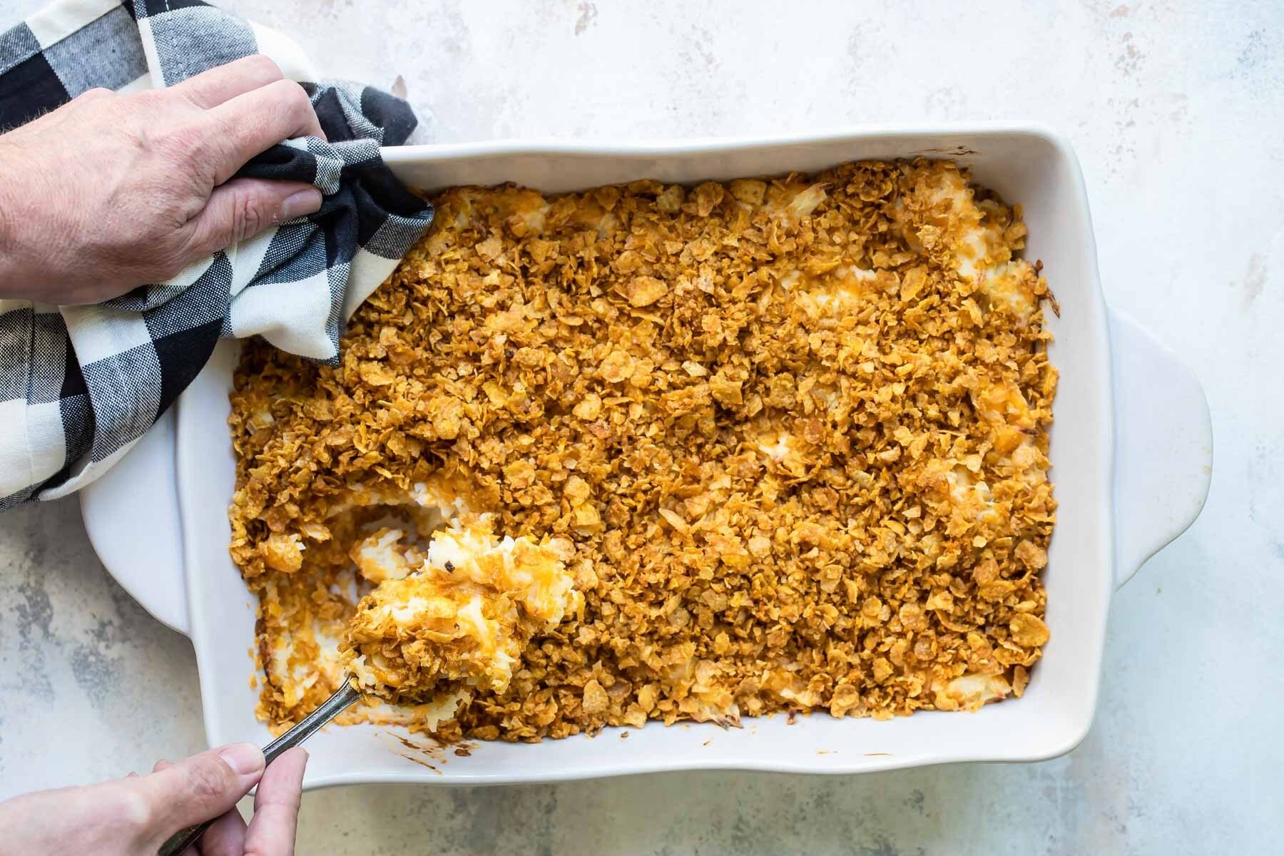 Cheesy potato casserole 