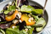 A bowl of beet salad.