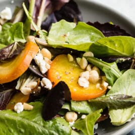 A bowl of beet salad.