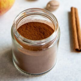 A jar of apple pie spice.