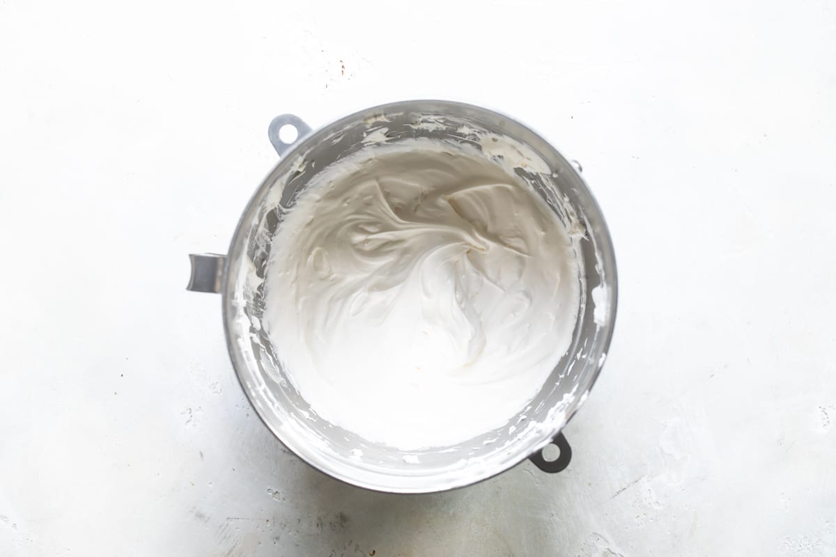 White filling for ding dong cake.