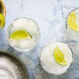 3 glasses of Margarita Slush.