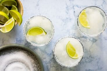 3 glasses of Margarita Slush.