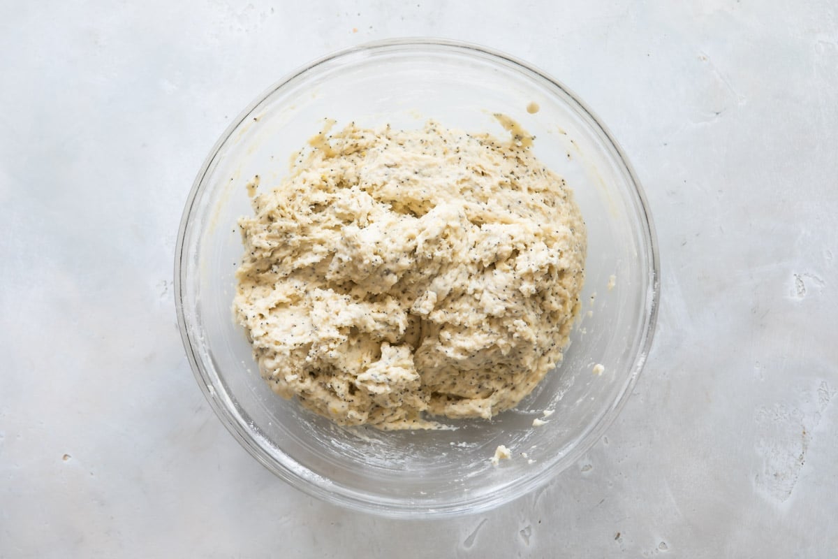 Lemon Poppy Seed Muffin batter.