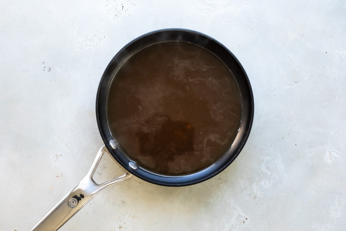 Simmer the broth from the Italian beef so it becomes au jus.