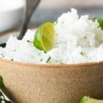 A bowl of Cilantro-Lime Rice.
