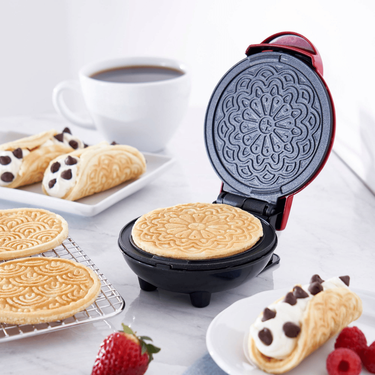 Best Pizzelle Makers: Dash Mini Pizzelle Maker