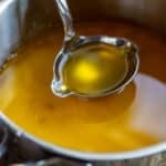 A pot of clarified butter.