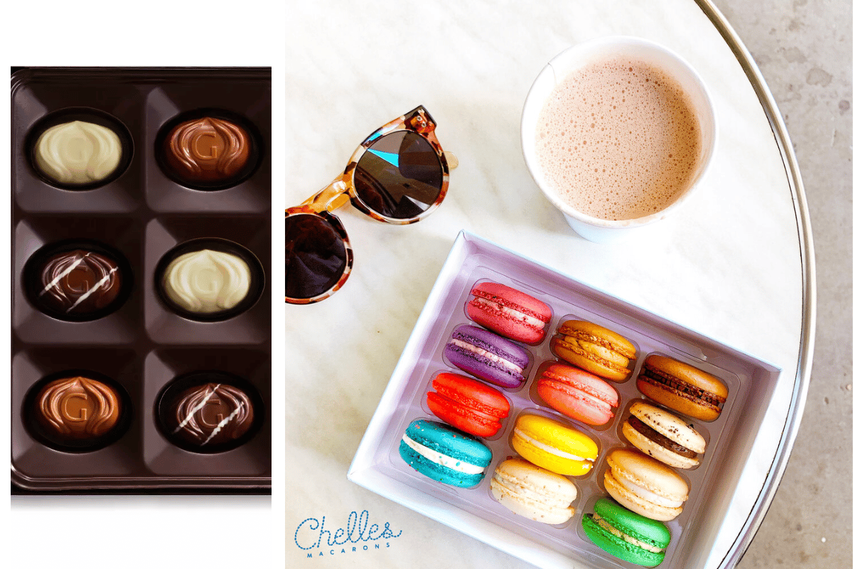 Best cooking gifts: Chocolate and/or macarons