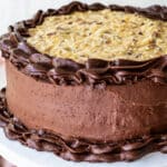A German Chocolate Cake.