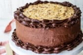 A German Chocolate Cake.