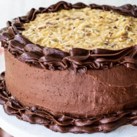 A German Chocolate Cake.