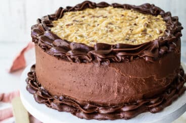 A German Chocolate Cake.