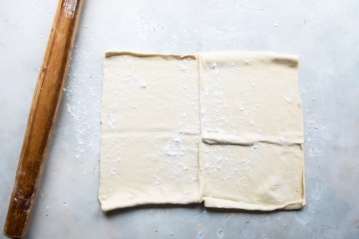 Dough to go on top of the vegetable pot pie.