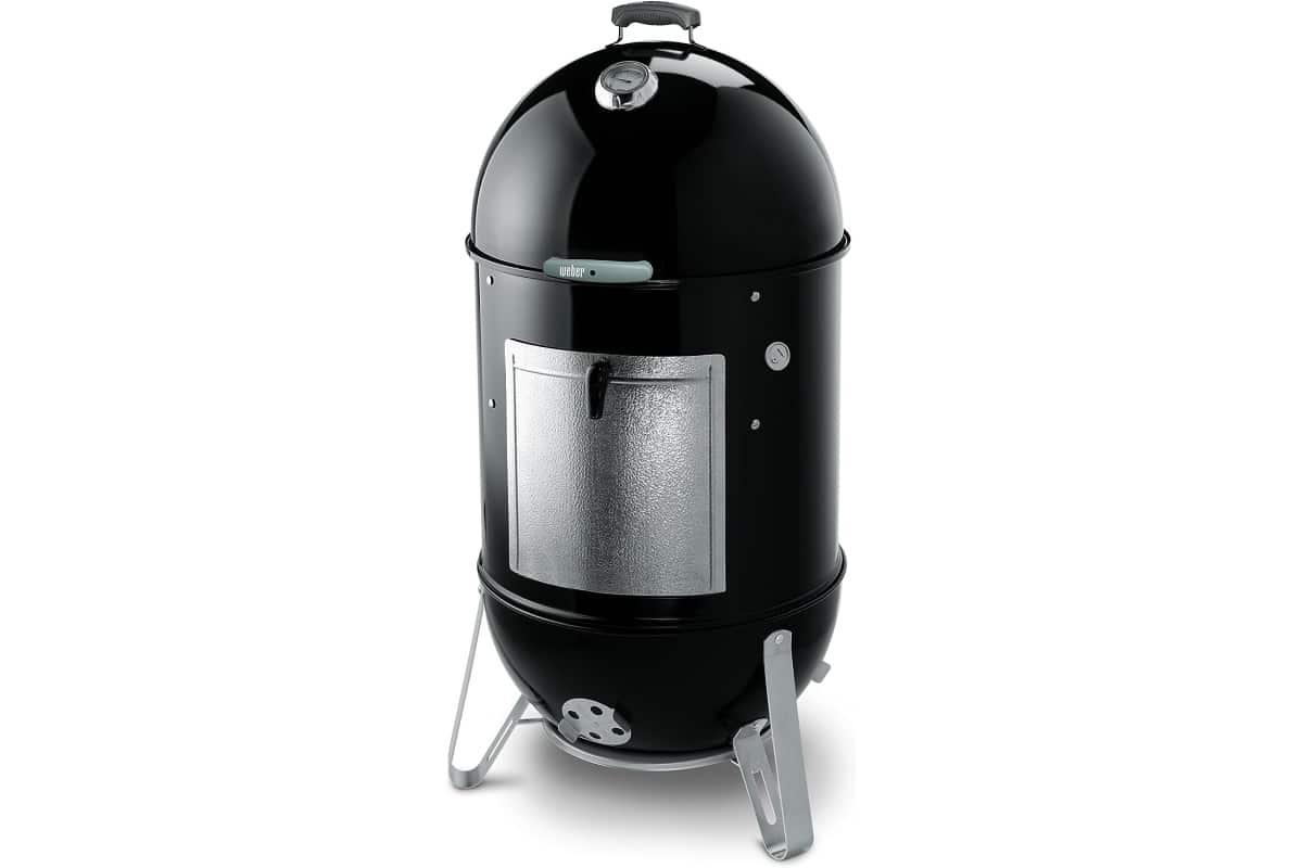 A weber charcoal smoker.