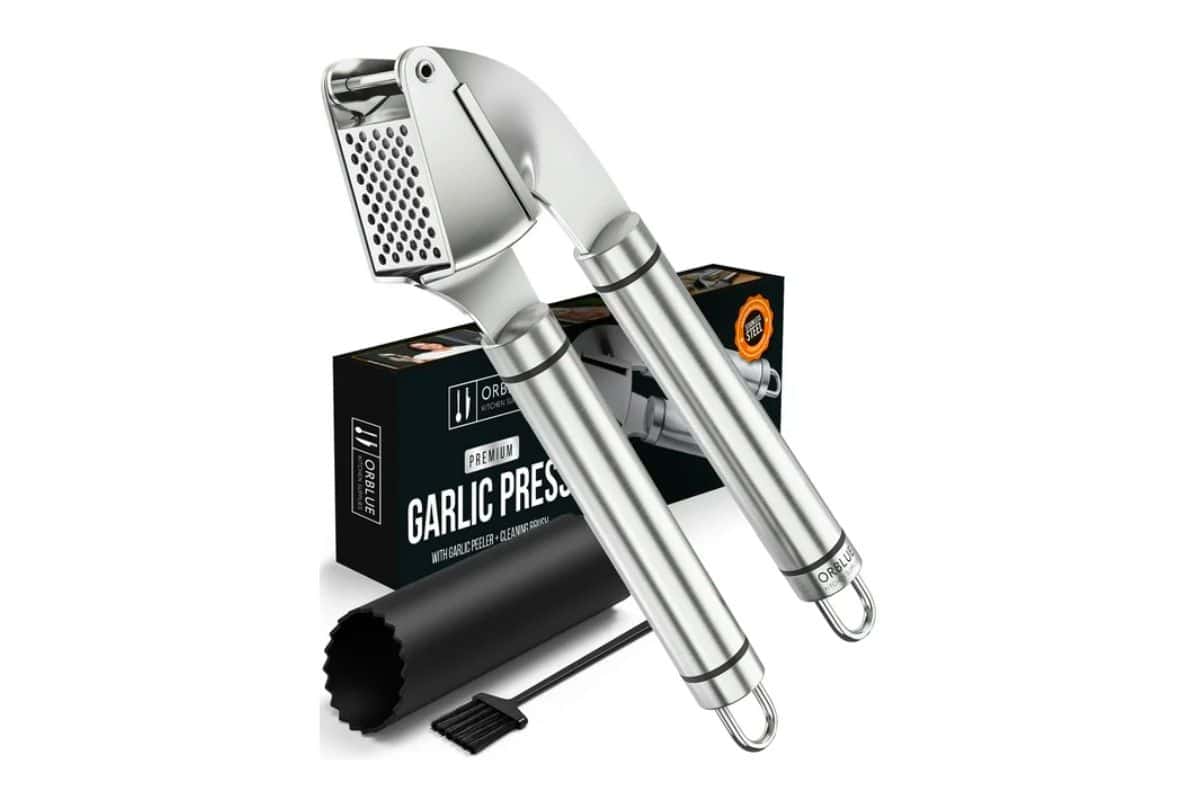 Orblue Garlic Press Stainless Steel