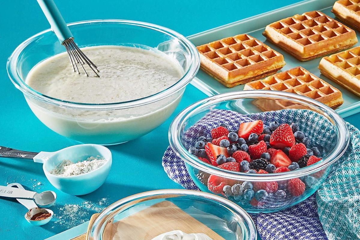 Pyrex Smart Essentials 3-Piece Prepware Mixing Bowl Set