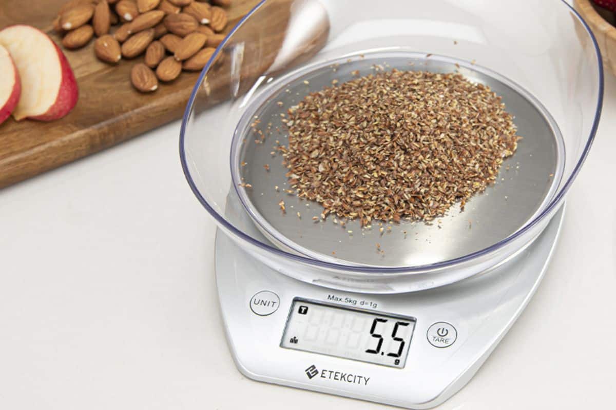 Etekcity Food Scale with Detachable Bowl