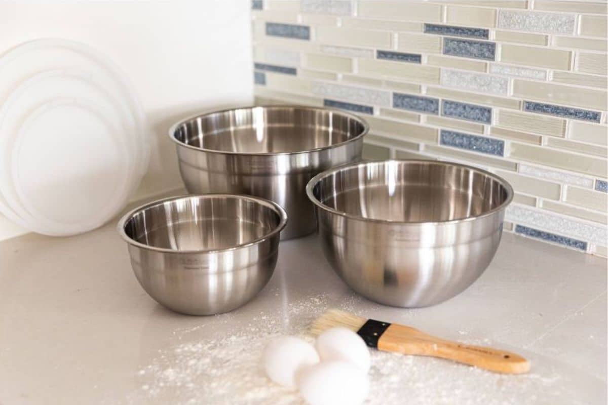Cuisinart 3-Piece Stainless Steel Mixing Bowl Set