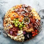 A Halloween charcuterie board.