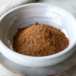 A bowl of garam masala spice.