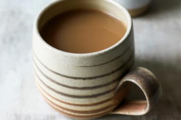 A cup of masala chai tea.