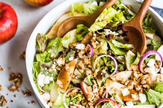 Apple Salad with Walnuts